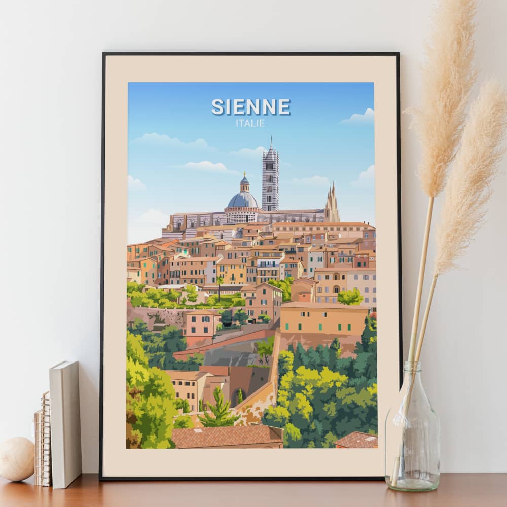 Affiche Sienne - Vue Cathédrale - Posteroo.com.jpg