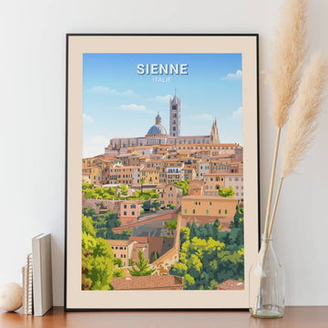 Affiche Sienne - Vue Cathédrale - Posteroo.com.jpg