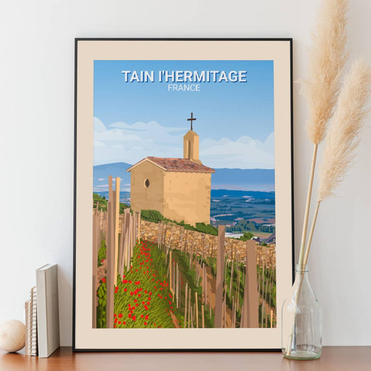 Affiche Tain-l'Hermitage - Chapelle Hermitage Paul Jaboulet Aîné - Posteroo.com  (1).jpg