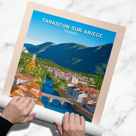 Affiche Tarascon-sur-Ariège - Posteroo.com  (1)