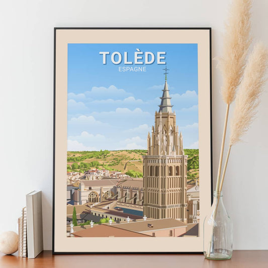 Affiche Tolède - Cathédrale Sainte-Marie - Posteroo.com.jpg