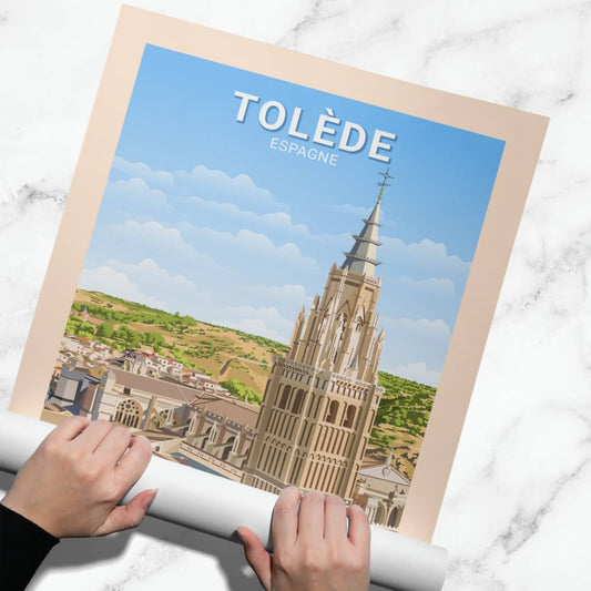 Affiche Tolède - Cathédrale Sainte-Marie - Posteroo.com.jpg