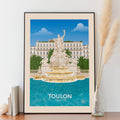 Affiche Toulon - Place Puget - Posteroo.com 