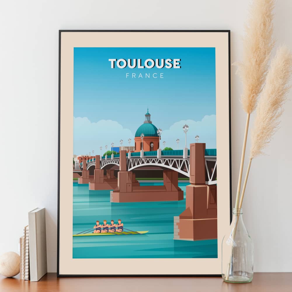 Affiche Toulouse - Pont Saint-Pierre - Posteroo.com.jpg