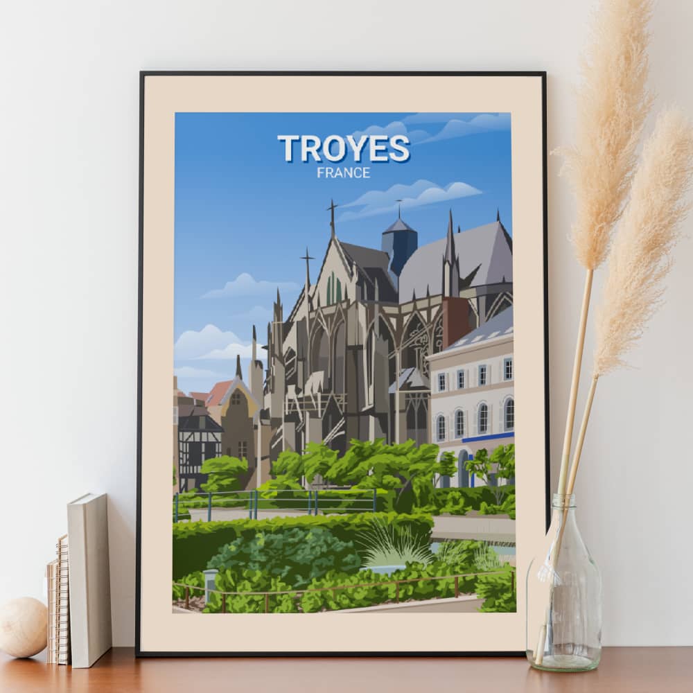 Affiche Troyes - Basilique Saint-Urbain - Posteroo.com (1)