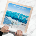 Affiche Val Thorens - Télésiège - Posteroo.com (1)