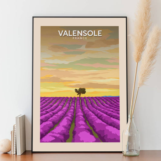 Affiche Valensole - Coucher de Soleil - Posteroo.com.jpg