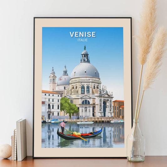 Affiche Venise - Basilique Santa Maria della Salute - Posteroo.com (1)