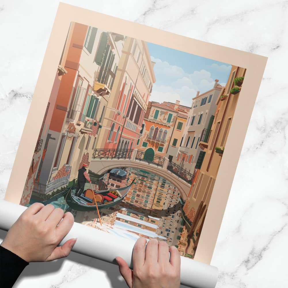 Affiche Venise - Canaux - Posteroo.com (1)