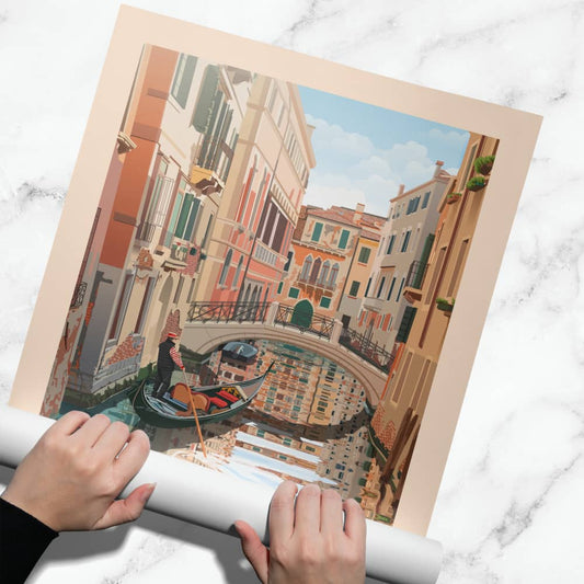 Affiche Venise - Canaux - Posteroo.com (1)
