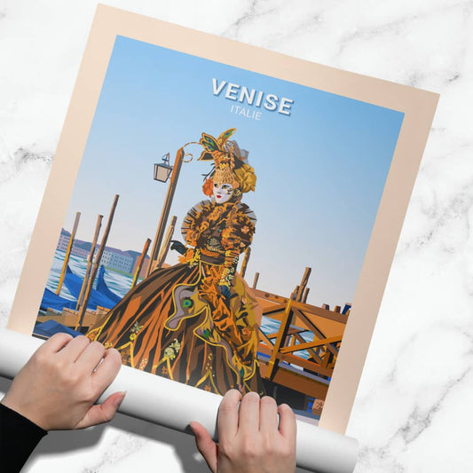 Affiche Venise - Carnaval - Costume - Posteroo.com (1)