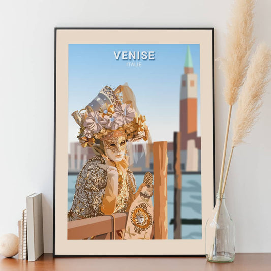 Affiche Venise - Carnaval Masque - Posteroo.com (2)
