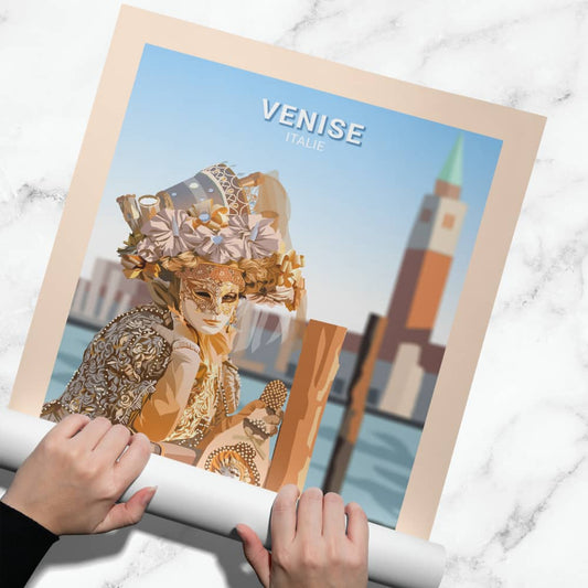 Affiche Venise - Carnaval Masque - Posteroo.com (2)