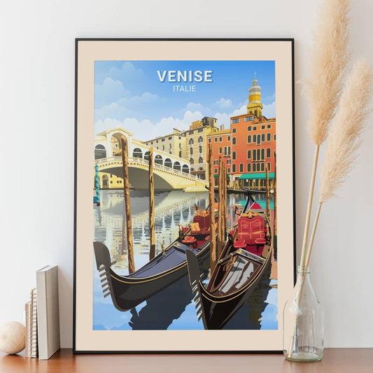 Affiche Venise - Gondoles - Posteroo.com (2)