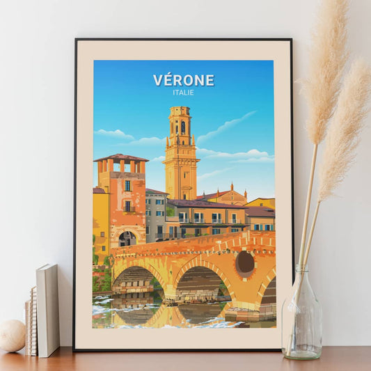 Affiche Vérone - Ponte Pietra - Posteroo.com.jpg