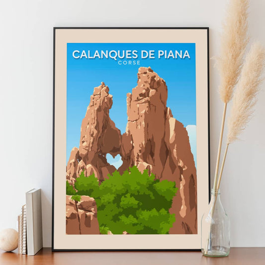 Affiches Calanques de Piana - Posteroo.com (1)