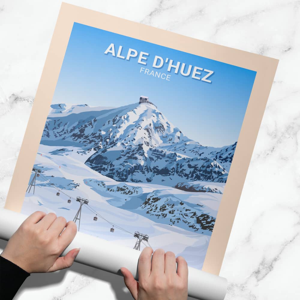 Alpe d'Huez - Pistes - Posteroo.com (2)