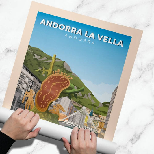 Affiche Andorre-la-Vieille