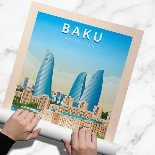 Affiche Baku - Flame Towers