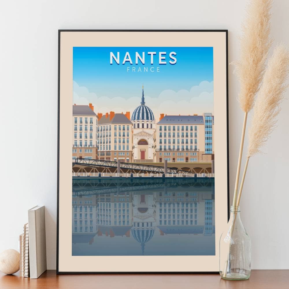Affiche Nantes - Notre-Dame-de-Bon-Port