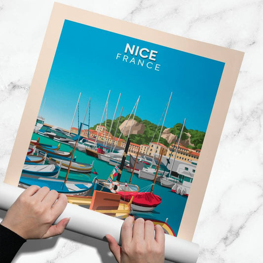 Affiche Nice - Port