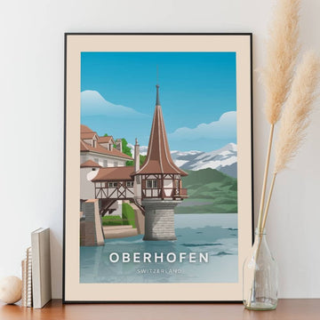 Affiche Oberhofen