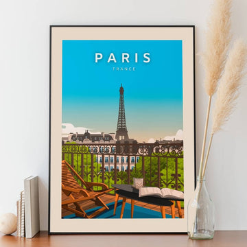 Affiche Paris - Balcon