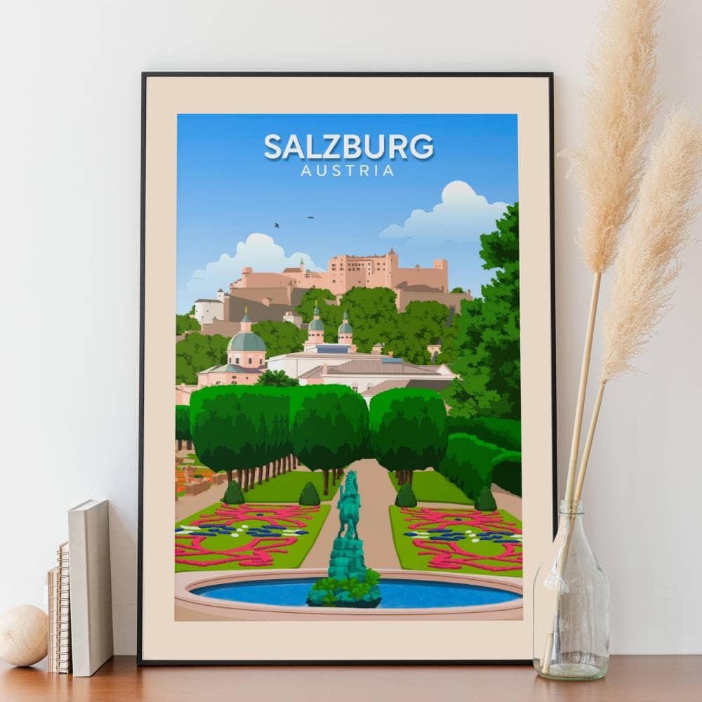 Affiche Salzbourg - Château Mirabell