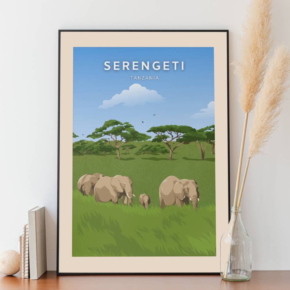 Affiche Serengeti