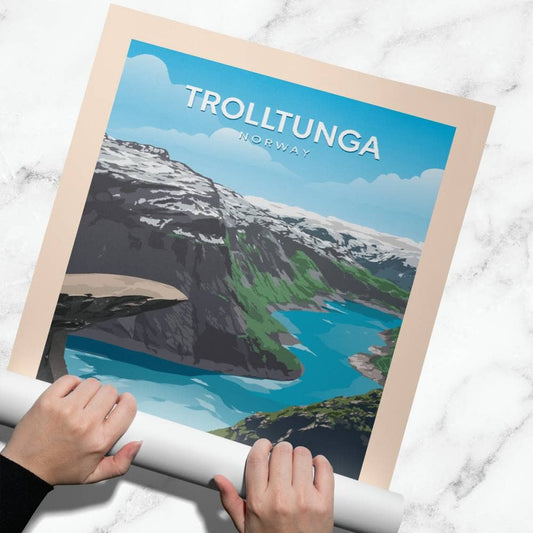 Affiche Trolltunga