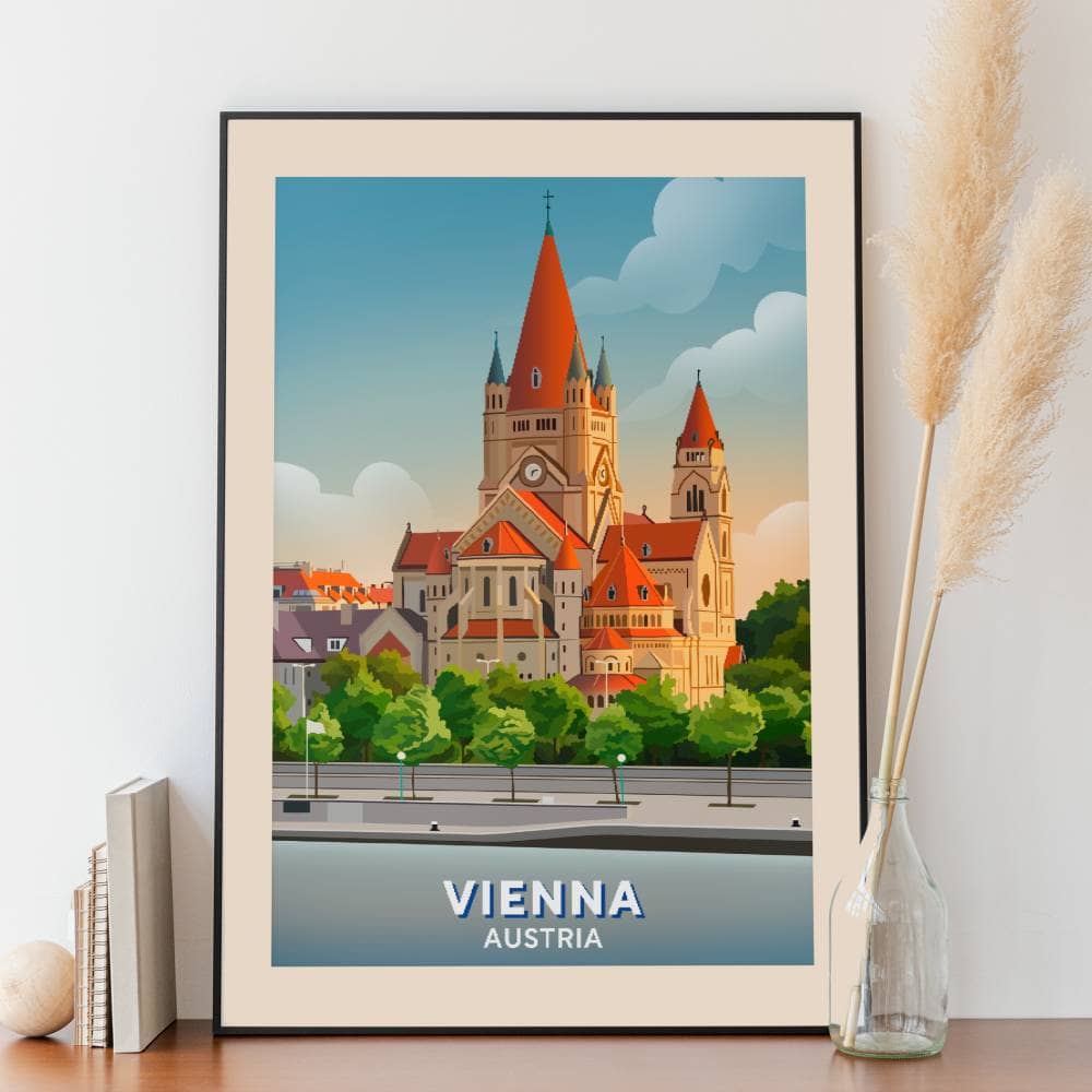 Affiche Vienne - Eglise