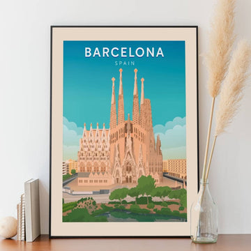 Affiche Barcelone