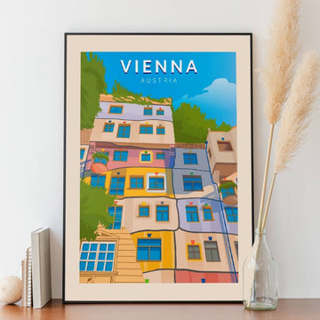 Affiche Vienne - Maison Art